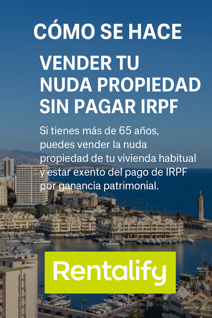 Puedes vender tu Nuda Propiedad sin pagar IRPF. Descubre cómo